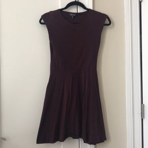 Topshop maroon size 6 dress